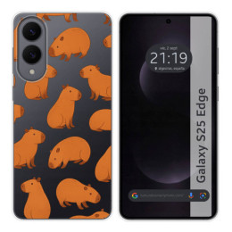 Funda Silicona Transparente para Samsung Galaxy S25 Edge...