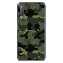 Funda Gel Tpu para Samsung Galaxy A7 (2018) Diseño Camuflaje Dibujos