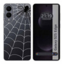 Funda Silicona Transparente para Samsung Galaxy S25 Edge 5G diseño Araña Dibujos