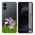 Funda Silicona Transparente para Samsung Galaxy S25 Edge 5G diseño Conejo Dibujos