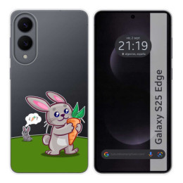 Funda Silicona Transparente para Samsung Galaxy S25 Edge...