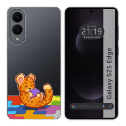 Funda Silicona Transparente para Samsung Galaxy S25 Edge...