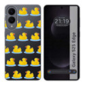 Funda Silicona Transparente para Samsung Galaxy S25 Edge 5G diseño Pato Dibujos