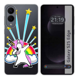 Funda Silicona Transparente para Samsung Galaxy S25 Edge...