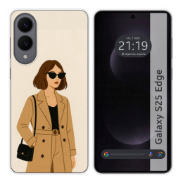 Funda Silicona para Samsung Galaxy S25 Edge 5G diseño...
