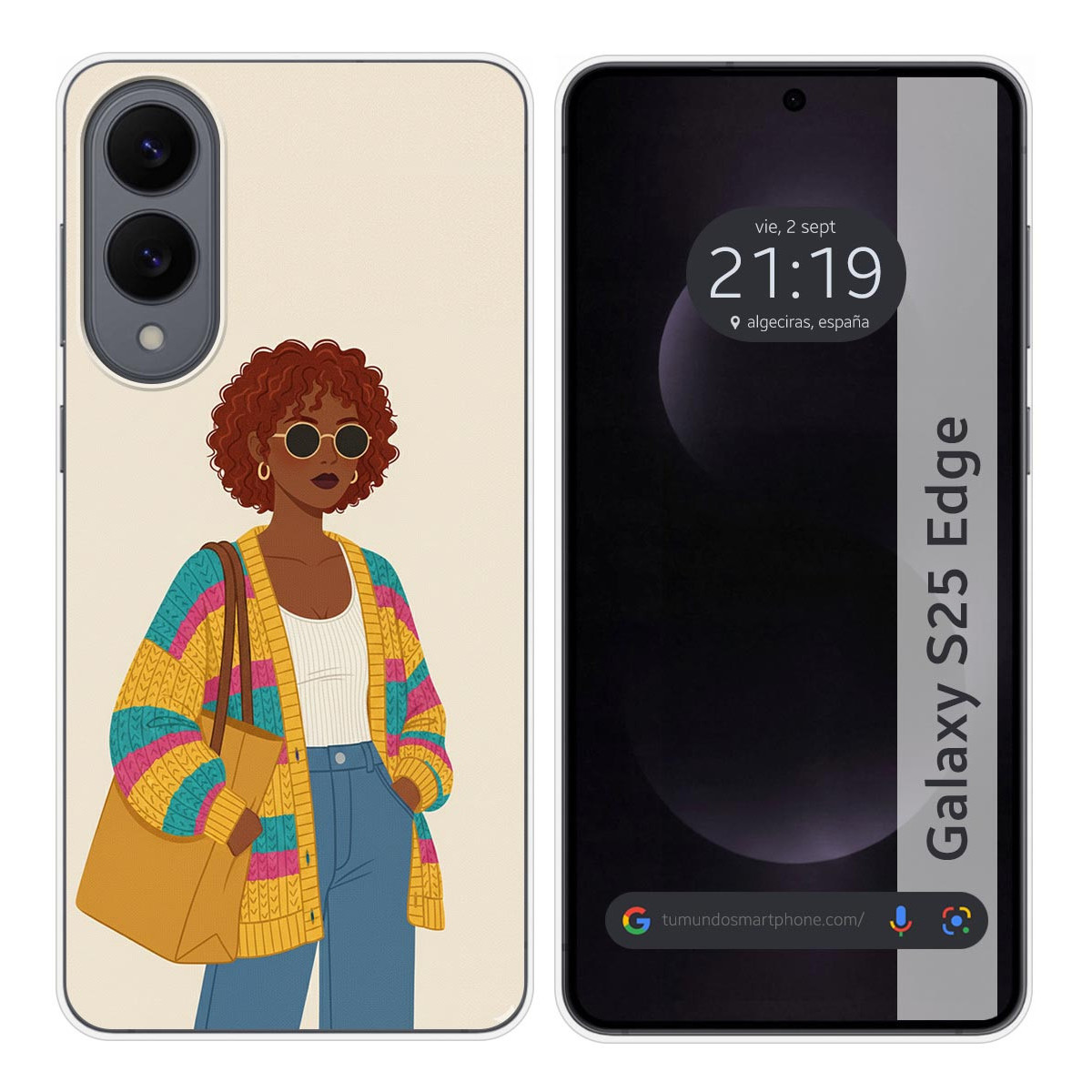 Funda Silicona para Samsung Galaxy S25 Edge 5G...