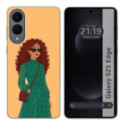 Funda Silicona para Samsung Galaxy S25 Edge 5G diseño Mujer 06 Dibujos