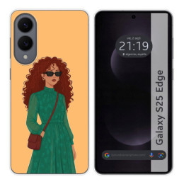 Funda Silicona para Samsung Galaxy S25 Edge 5G diseño...