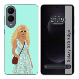 Funda Silicona para Samsung Galaxy S25 Edge 5G diseño...