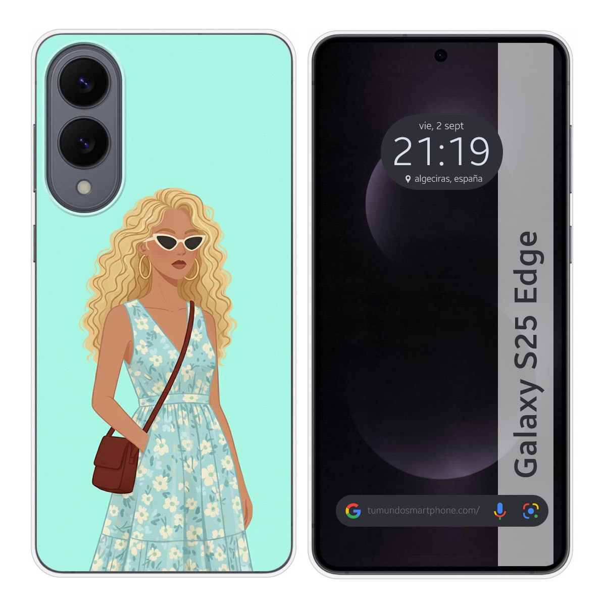 Funda Silicona para Samsung Galaxy S25 Edge 5G...