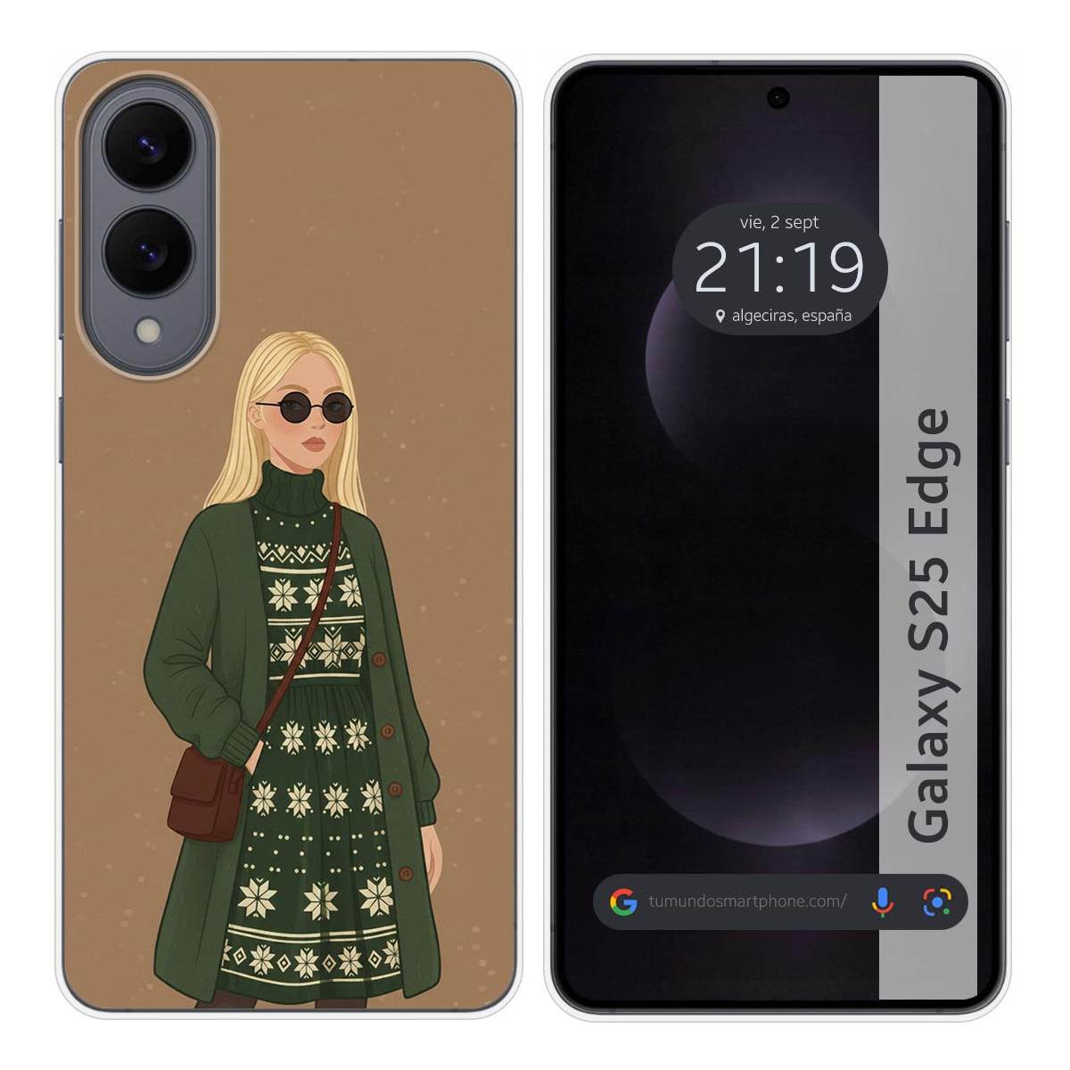 Funda Silicona para Samsung Galaxy S25 Edge 5G...