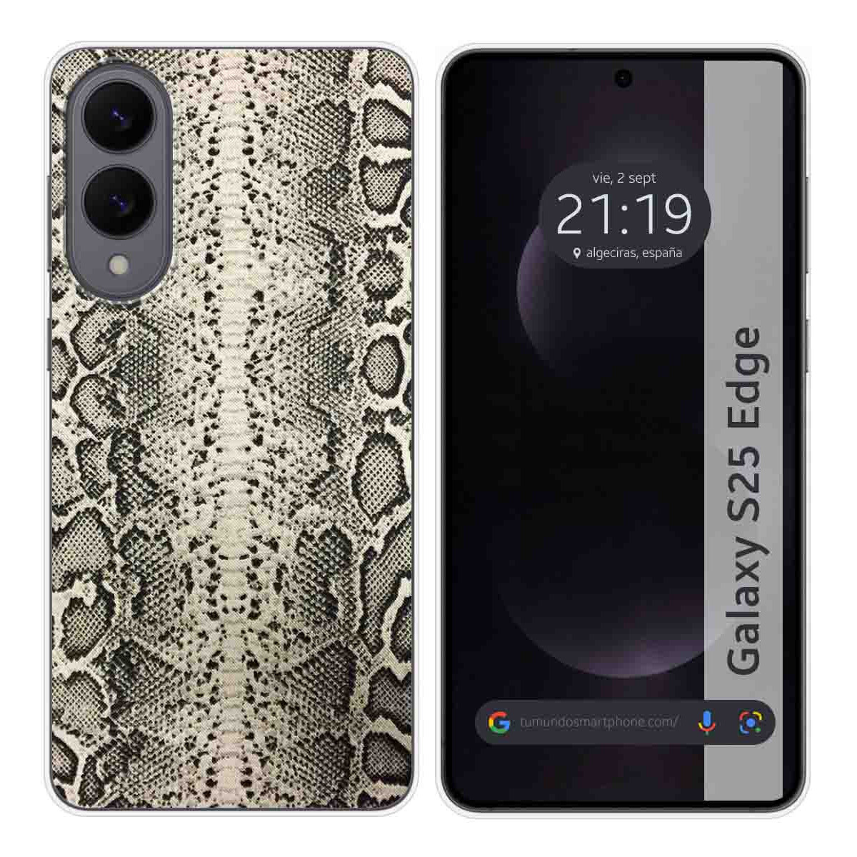 Funda Silicona para Samsung Galaxy S25 Edge 5G...