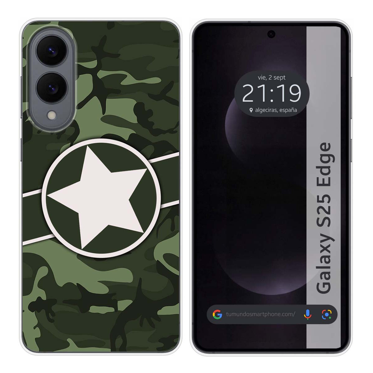 Funda Silicona para Samsung Galaxy S25 Edge 5G...