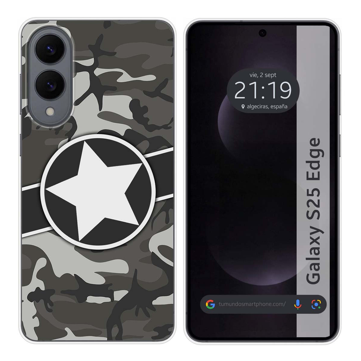 Funda Silicona para Samsung Galaxy S25 Edge 5G...