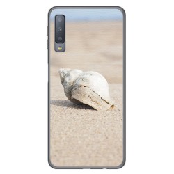 Funda Gel Tpu para Samsung Galaxy A7 (2018) Diseño Concha Dibujos