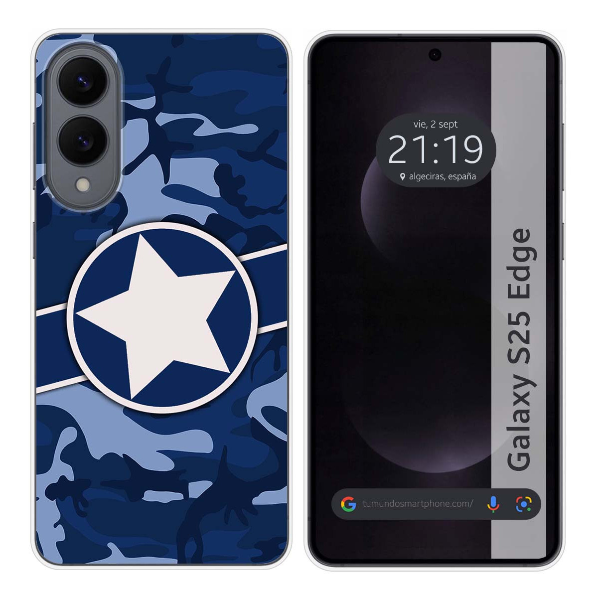 Funda Silicona para Samsung Galaxy S25 Edge 5G...