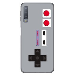 Funda Gel Tpu para Samsung Galaxy A7 (2018) Diseño Consola Dibujos