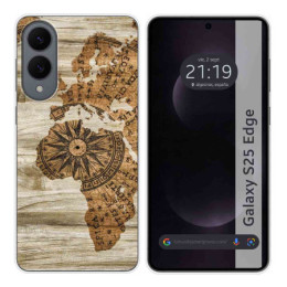 Funda Silicona para Samsung Galaxy S25 Edge 5G diseño...