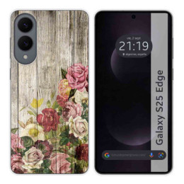 Funda Silicona para Samsung Galaxy S25 Edge 5G diseño...
