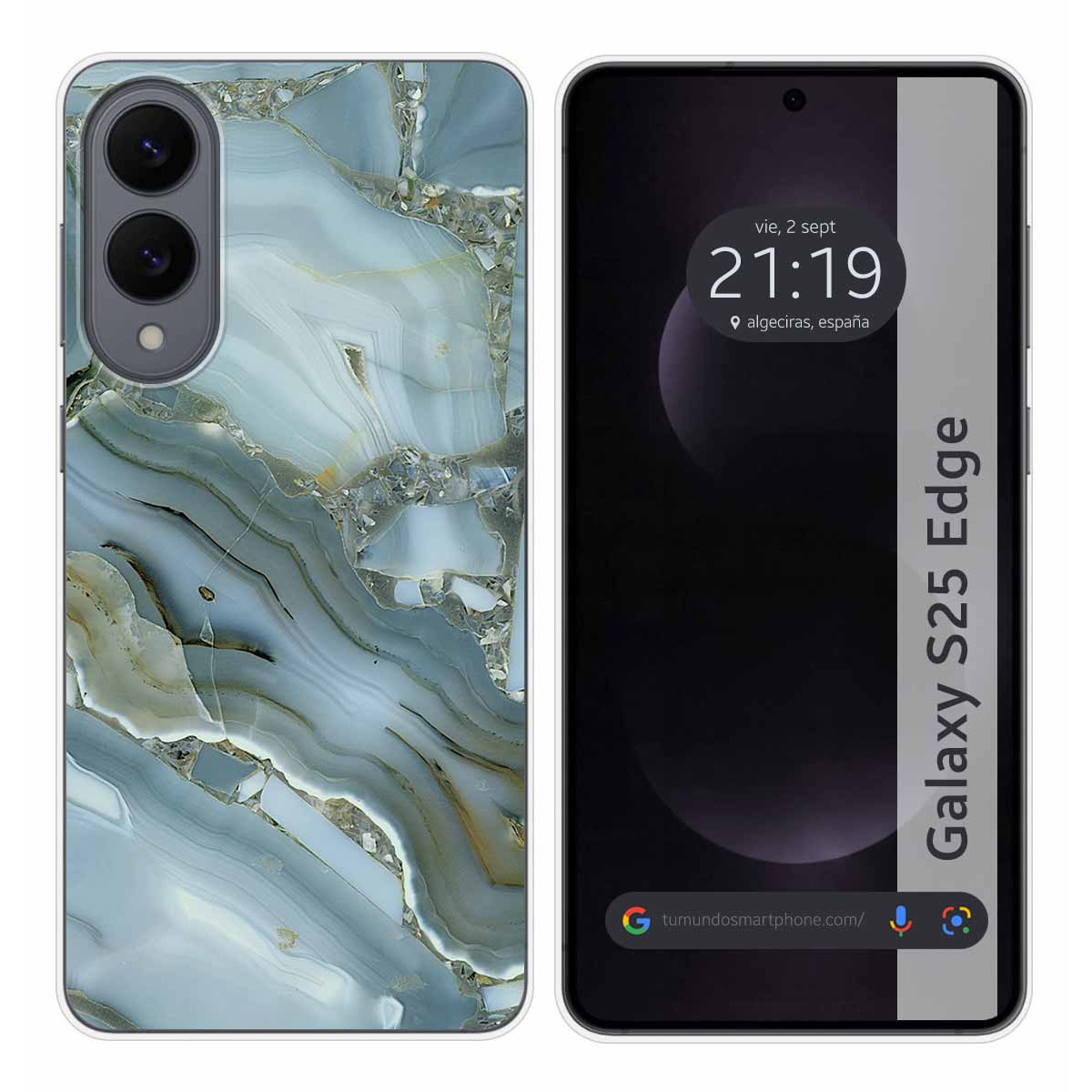 Funda Silicona para Samsung Galaxy S25 Edge 5G...