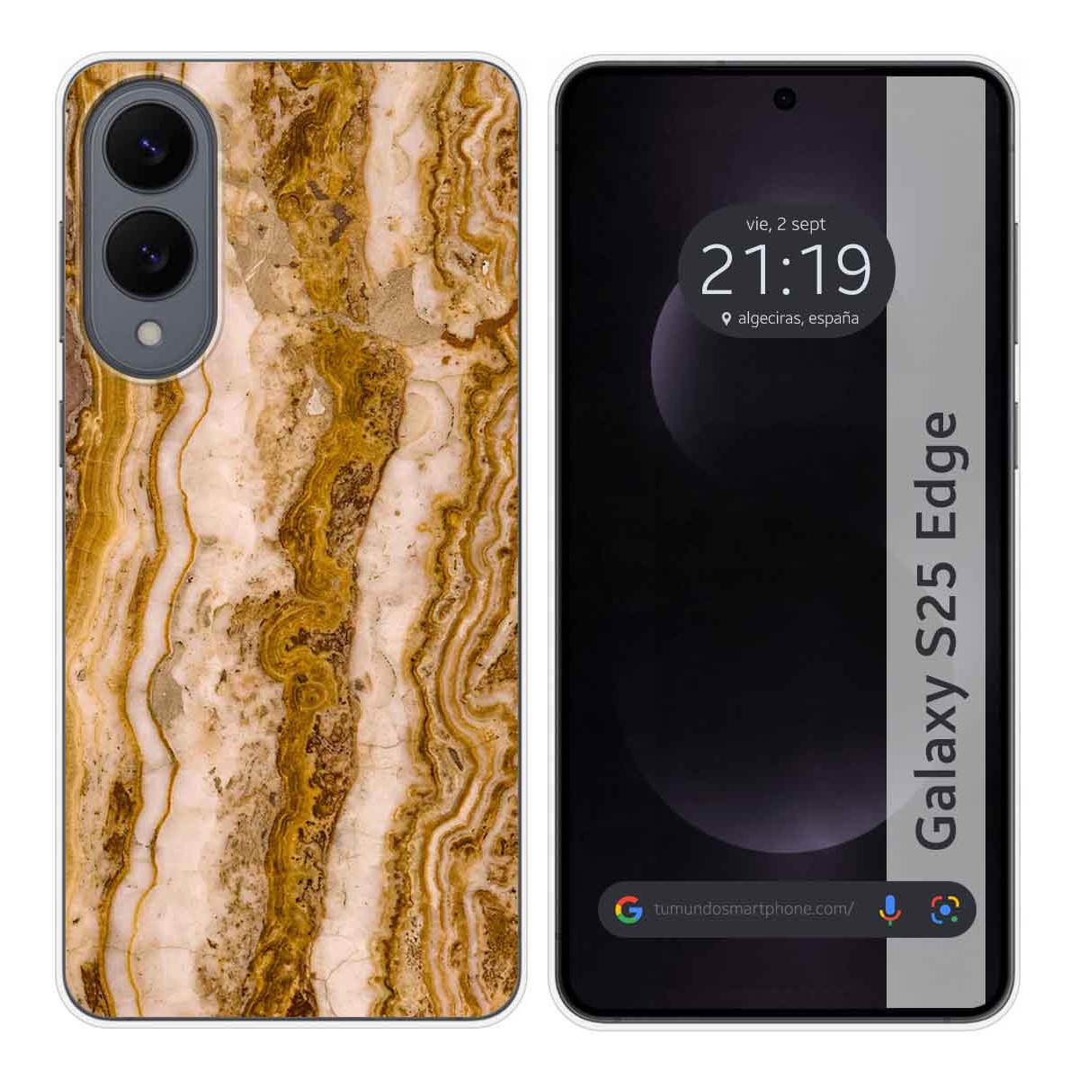 Funda Silicona para Samsung Galaxy S25 Edge 5G...