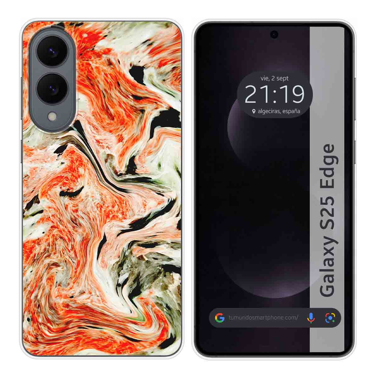 Funda Silicona para Samsung Galaxy S25 Edge 5G...