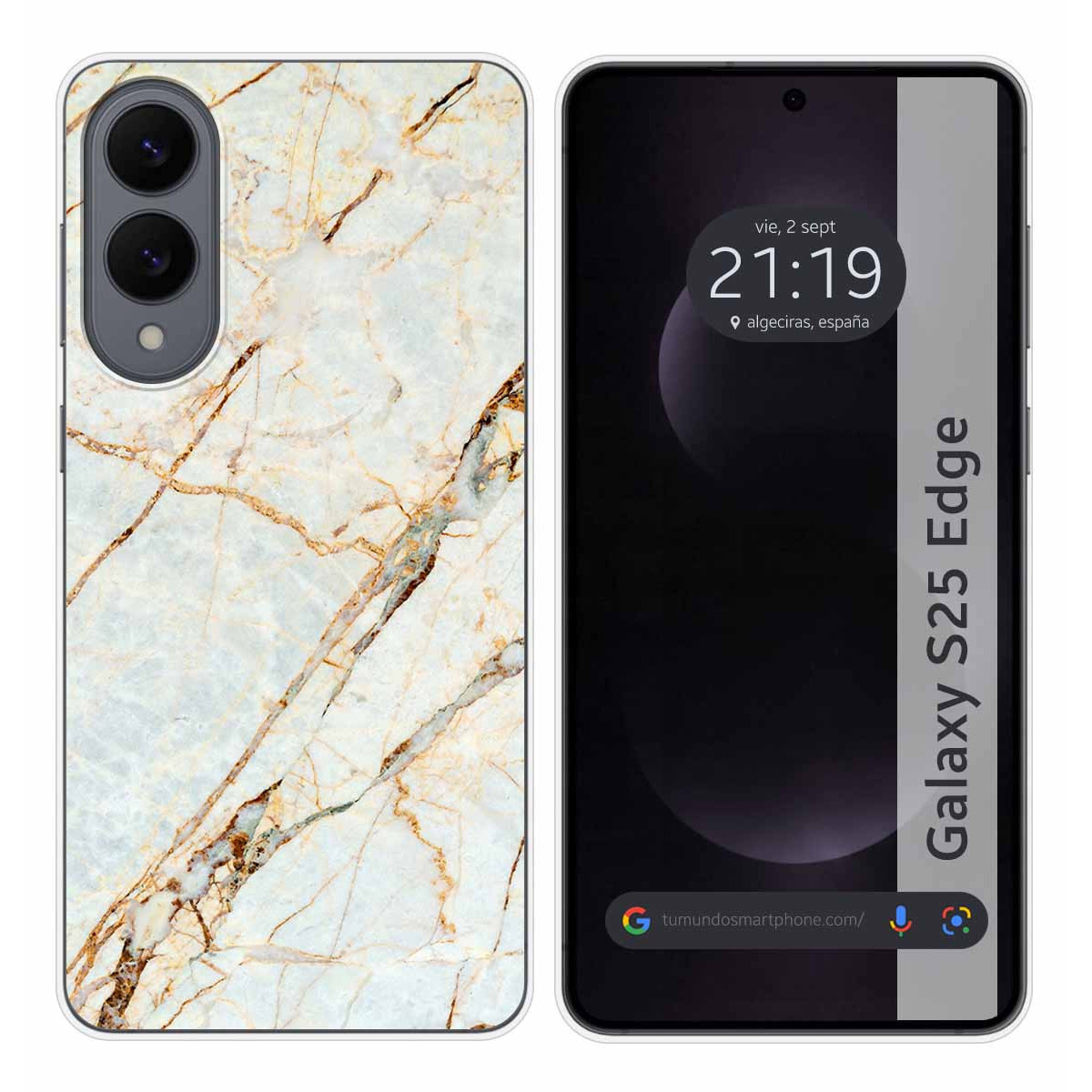 Funda Silicona para Samsung Galaxy S25 Edge 5G...