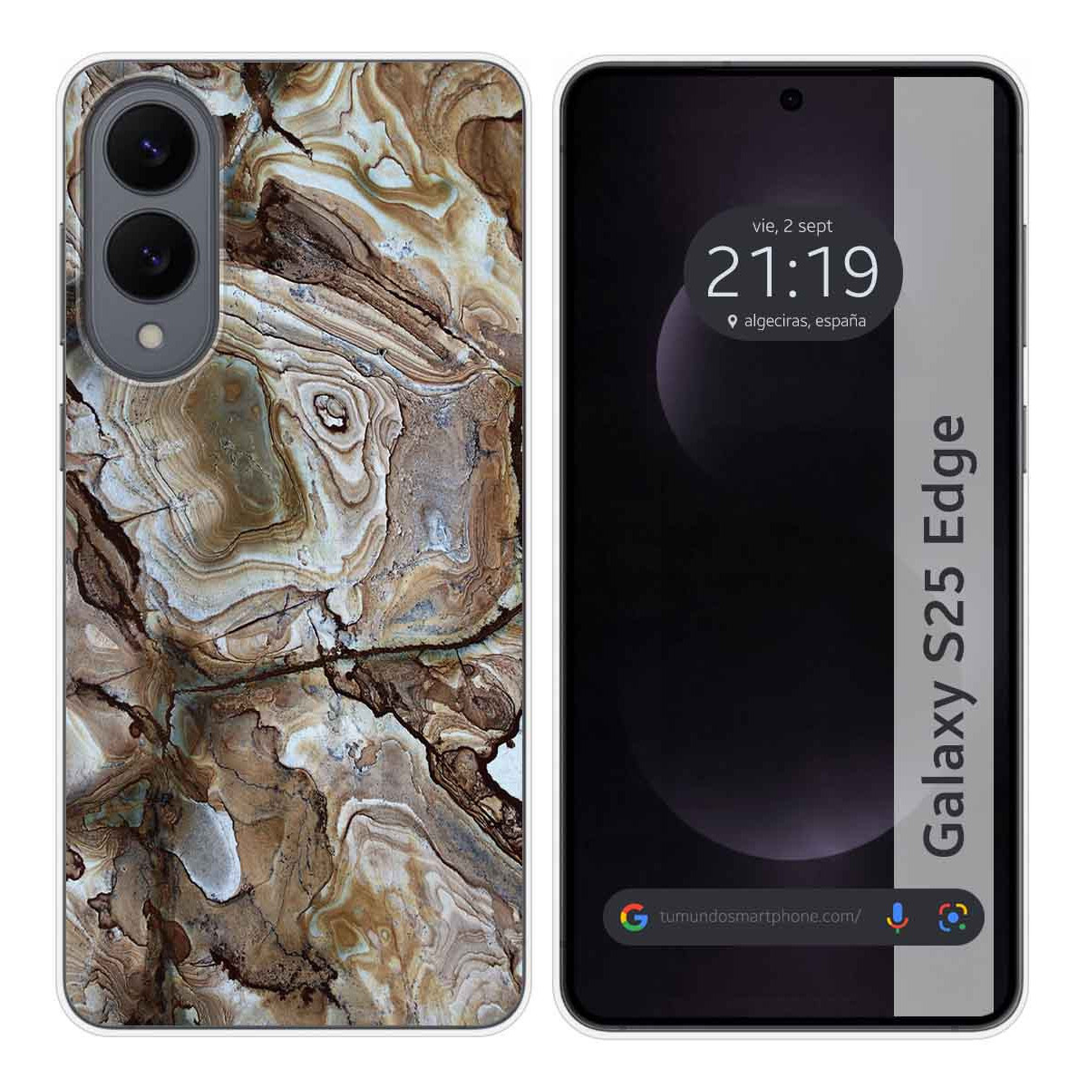 Funda Silicona para Samsung Galaxy S25 Edge 5G...