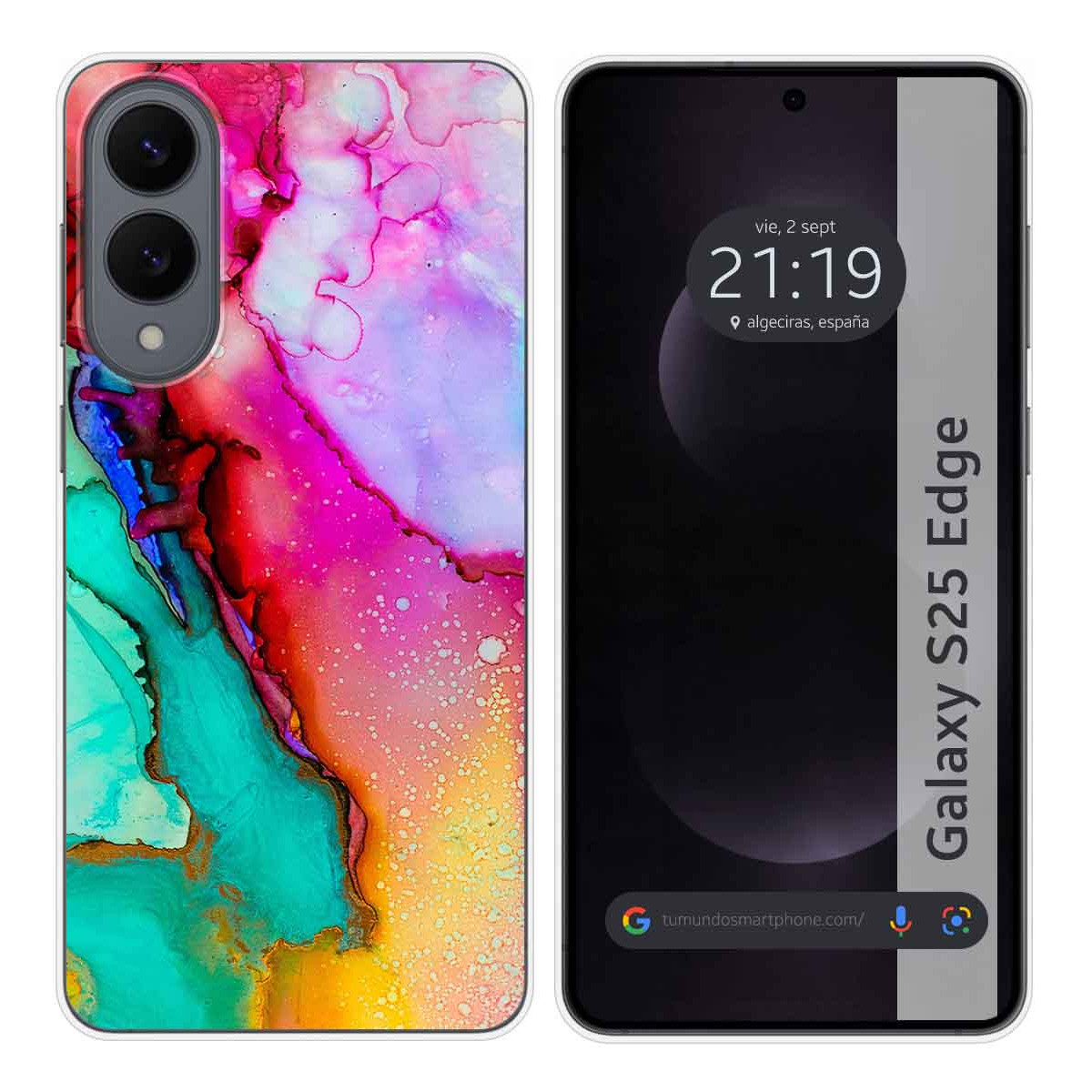 Funda Silicona para Samsung Galaxy S25 Edge 5G...