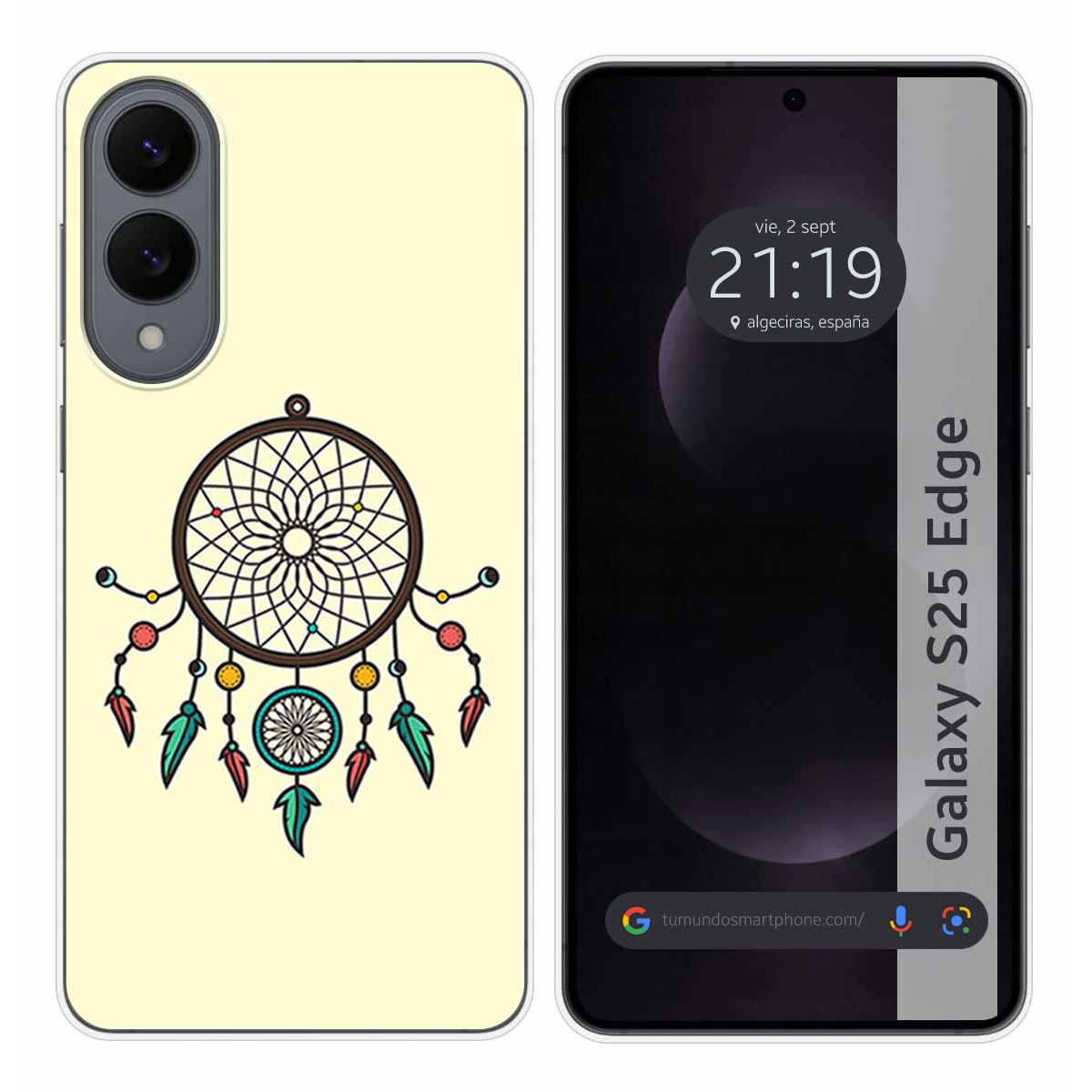 Funda Silicona para Samsung Galaxy S25 Edge 5G...