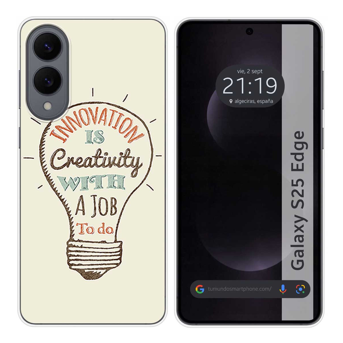 Funda Silicona para Samsung Galaxy S25 Edge 5G...