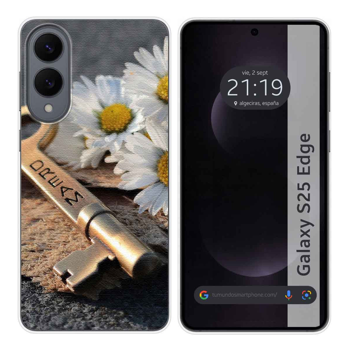 Funda Silicona para Samsung Galaxy S25 Edge 5G...