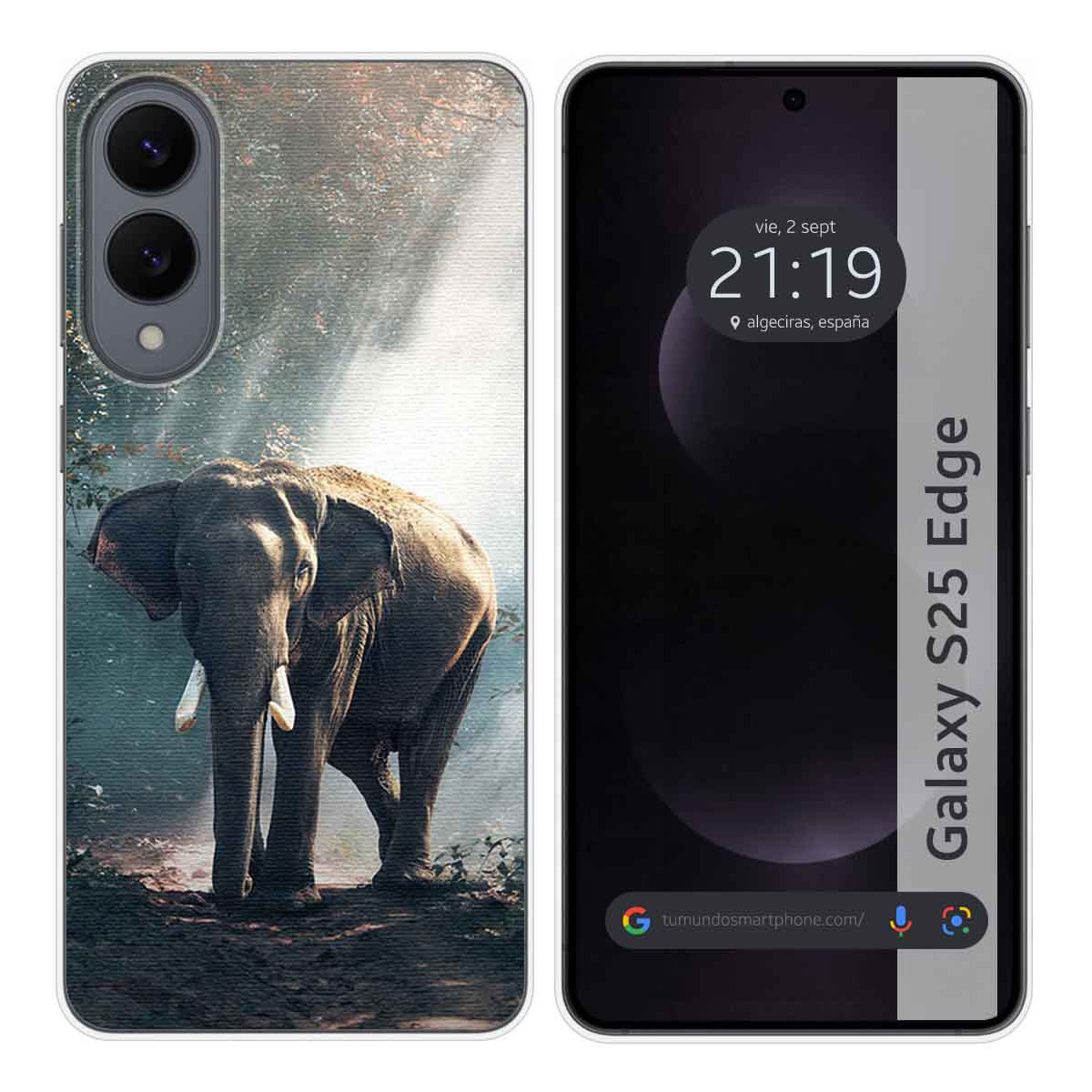 Funda Silicona para Samsung Galaxy S25 Edge 5G...