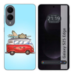 Funda Silicona para Samsung Galaxy S25 Edge 5G diseño...