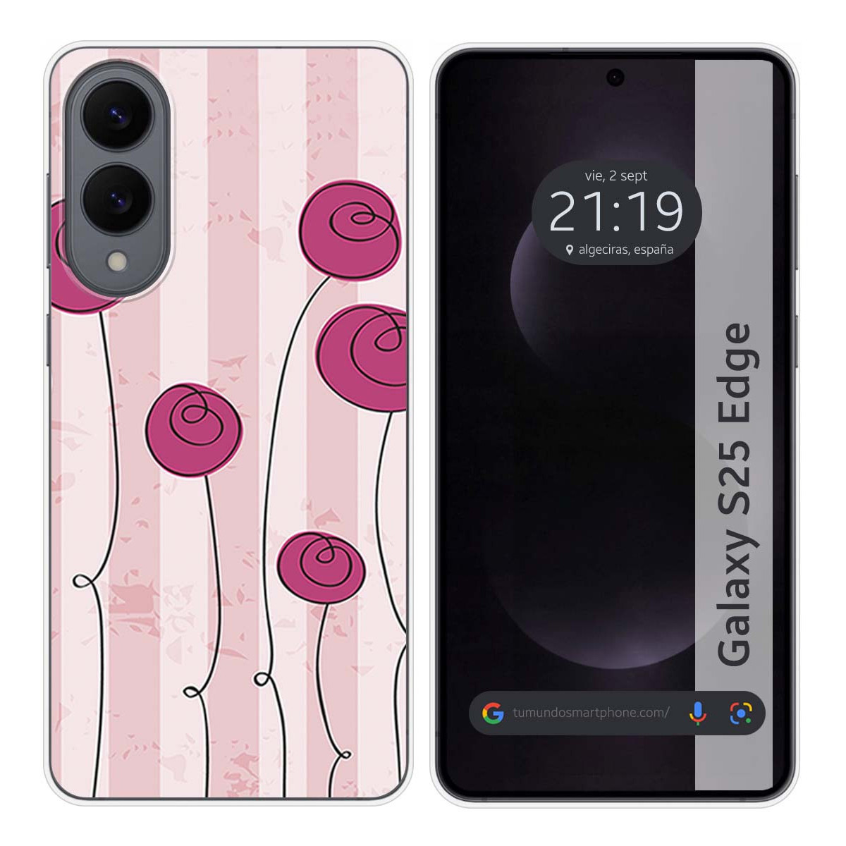 Funda Silicona para Samsung Galaxy S25 Edge 5G...