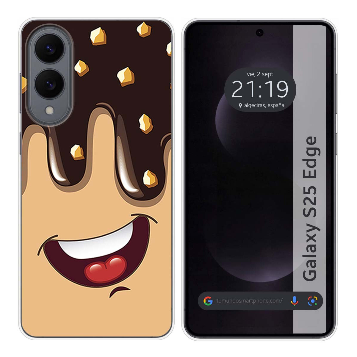 Funda Silicona para Samsung Galaxy S25 Edge 5G...