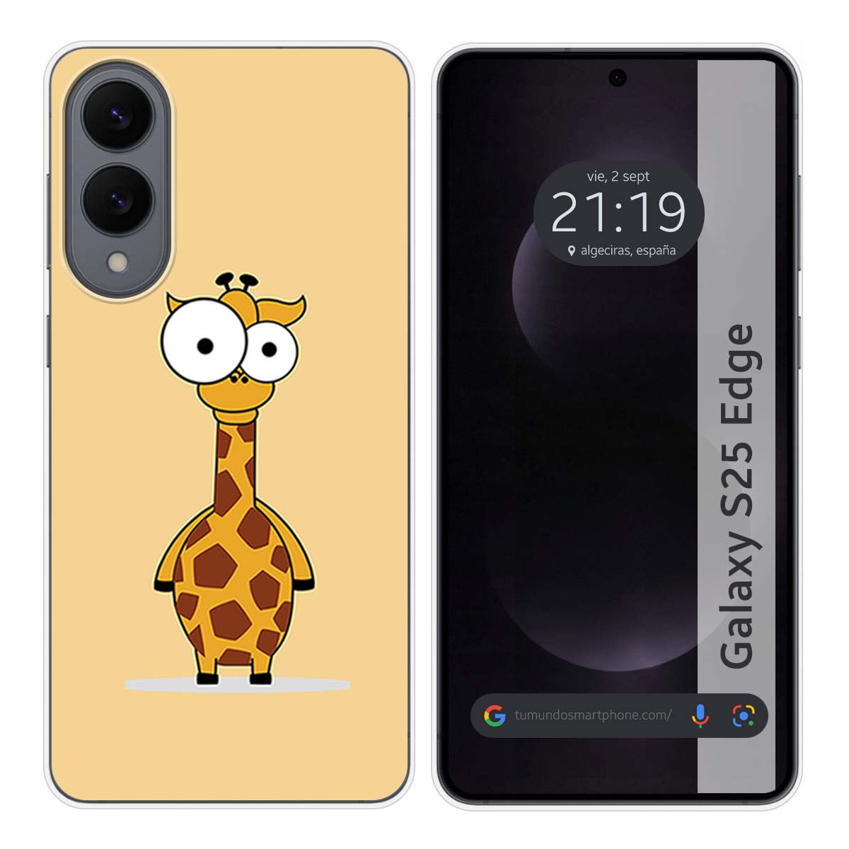 Funda Silicona para Samsung Galaxy S25 Edge 5G...