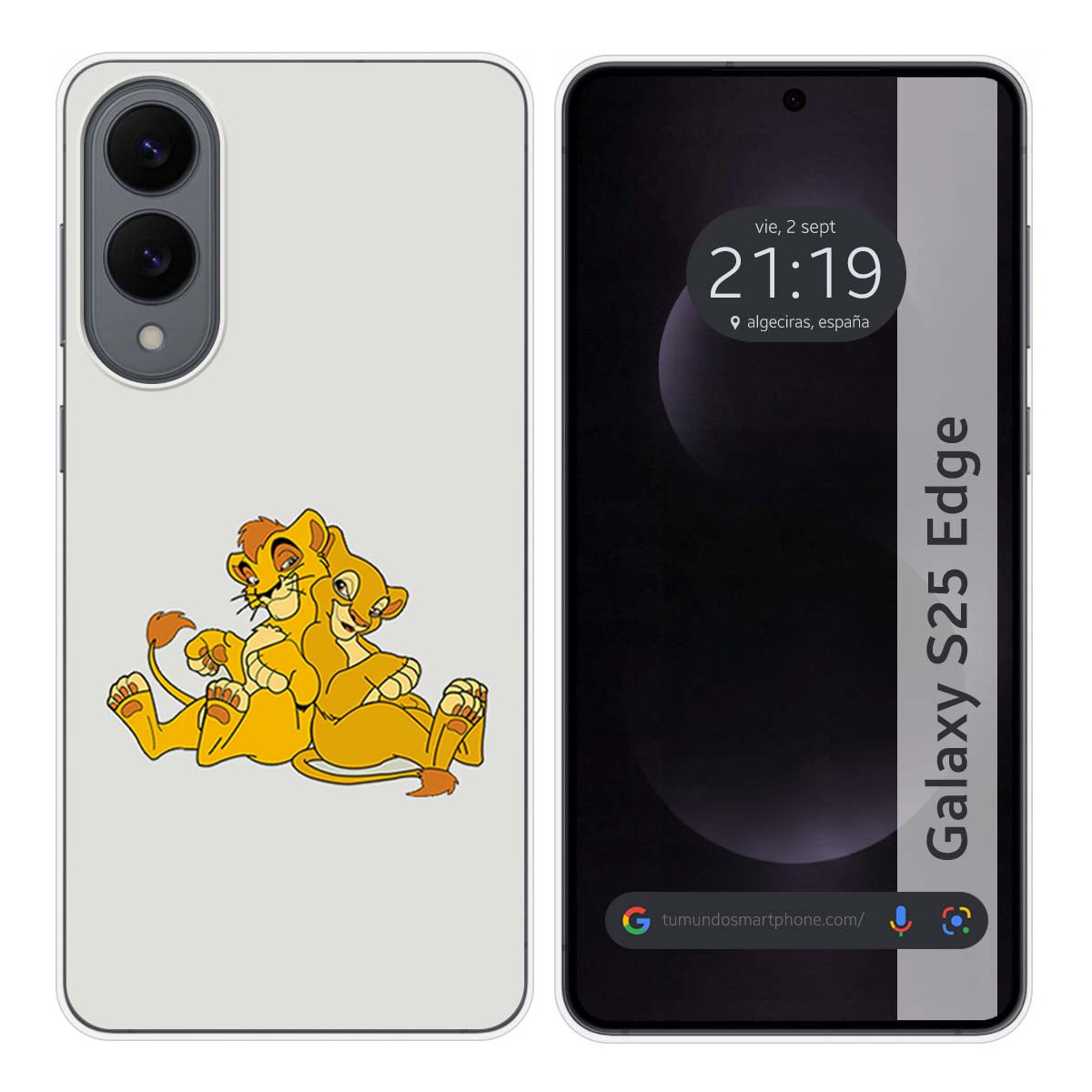 Funda Silicona para Samsung Galaxy S25 Edge 5G...