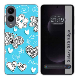 Funda Silicona para Samsung Galaxy S25 Edge 5G diseño...
