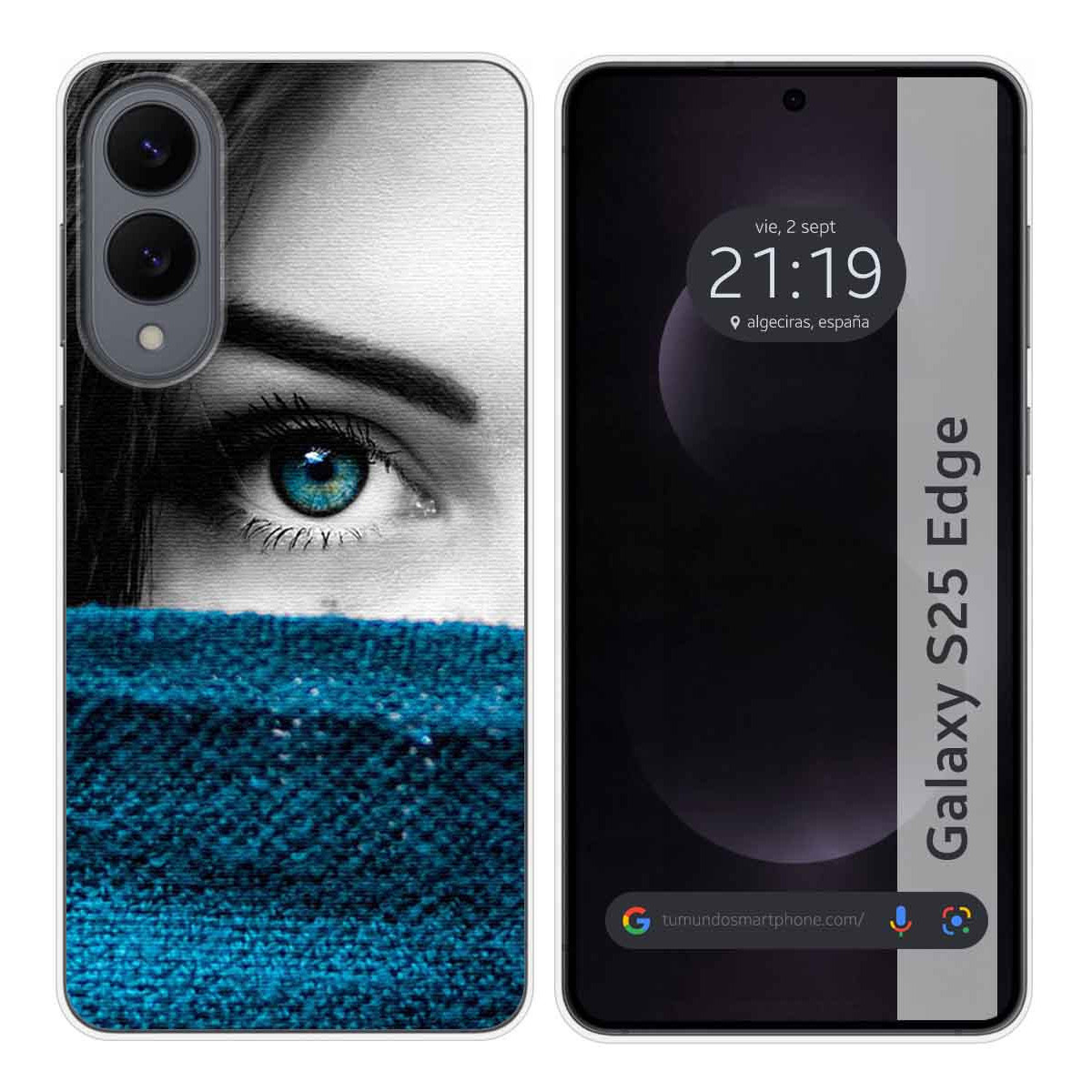 Funda Silicona para Samsung Galaxy S25 Edge 5G...