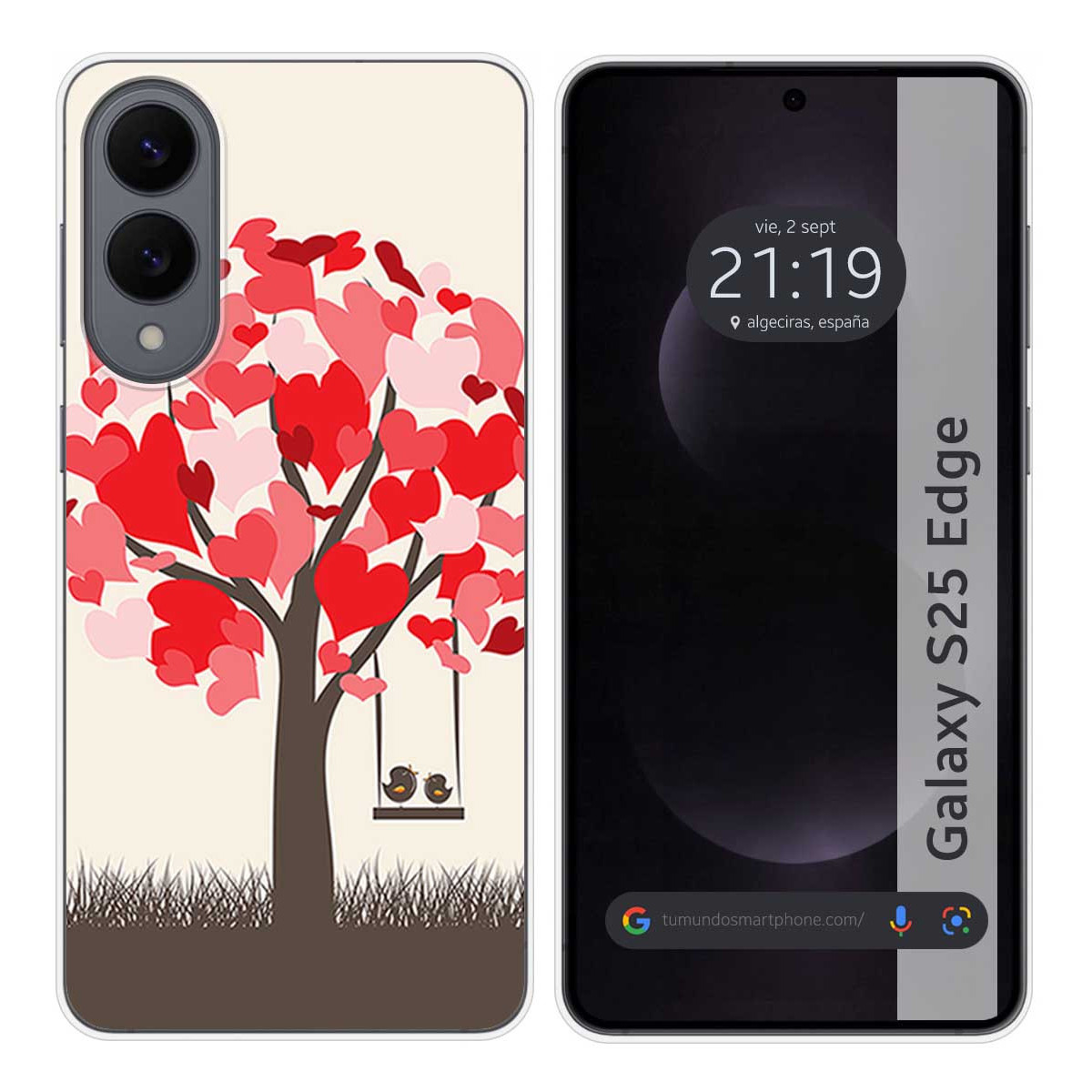 Funda Silicona para Samsung Galaxy S25 Edge 5G...