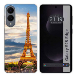 Funda Silicona para Samsung Galaxy S25 Edge 5G diseño...