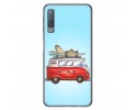 Funda Gel Tpu para Samsung Galaxy A7 (2018) Diseño Furgoneta Dibujos