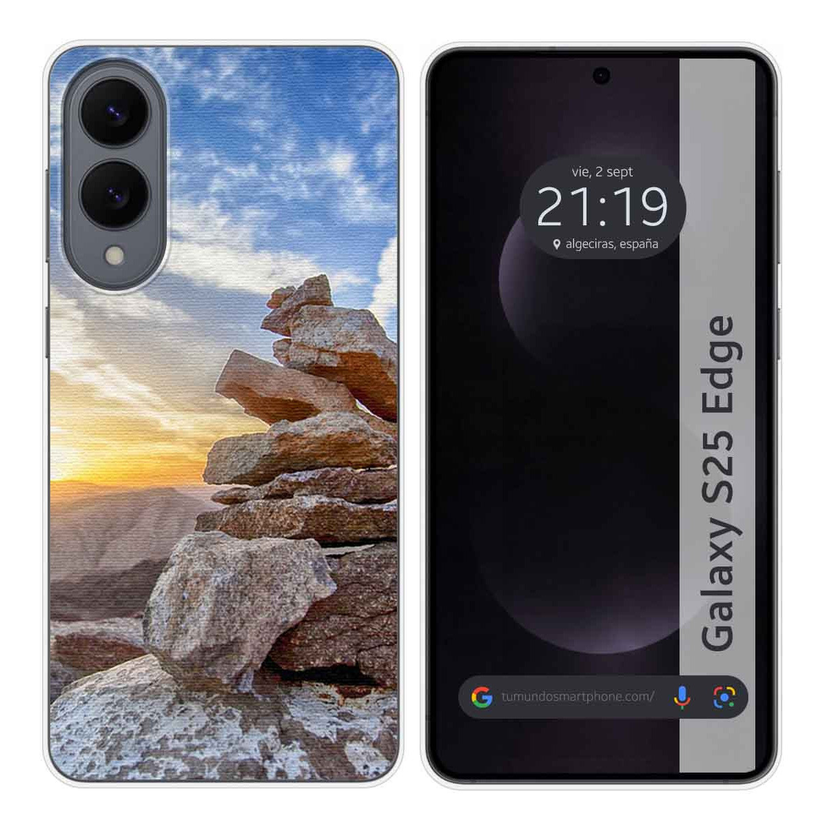 Funda Silicona para Samsung Galaxy S25 Edge 5G...