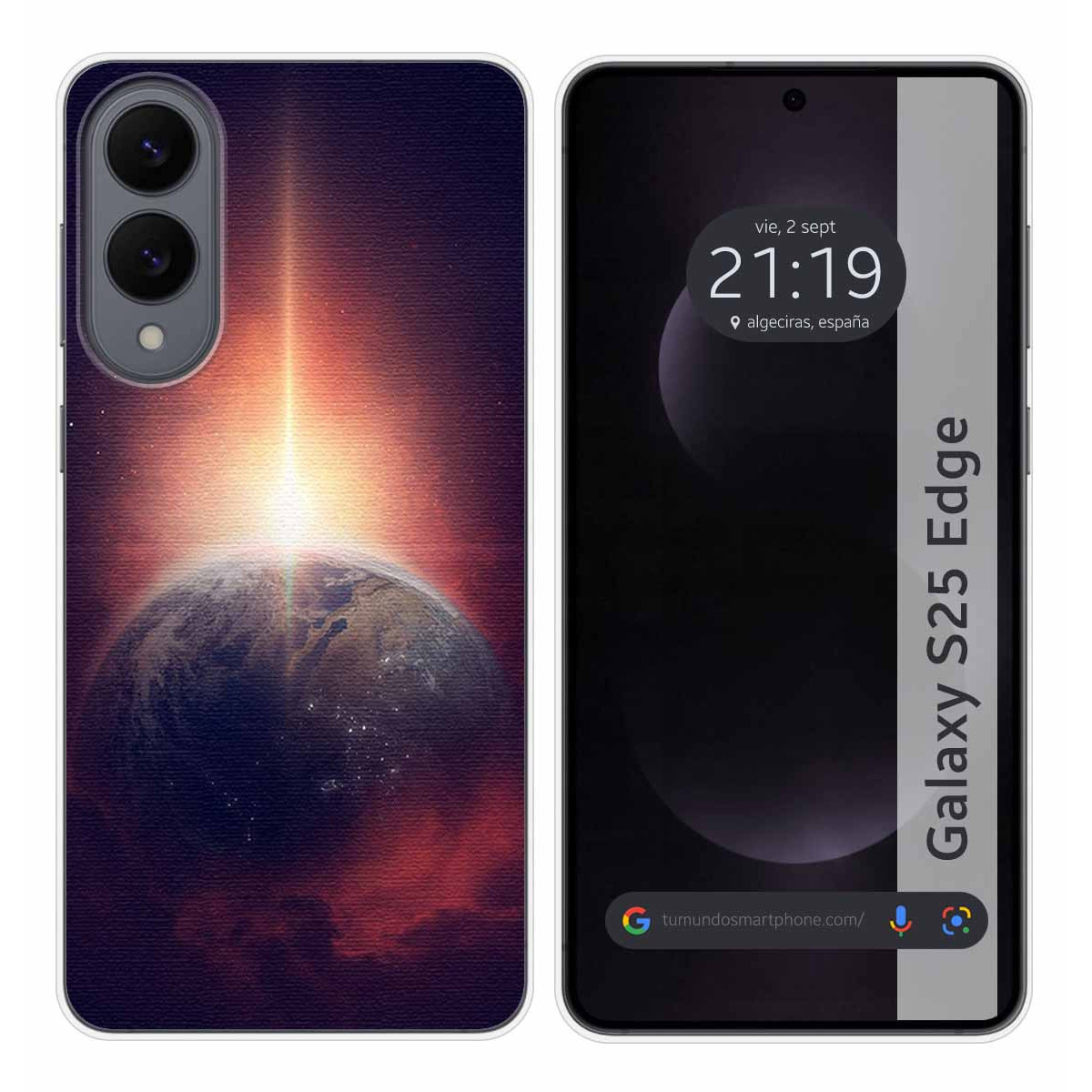 Funda Silicona para Samsung Galaxy S25 Edge 5G...