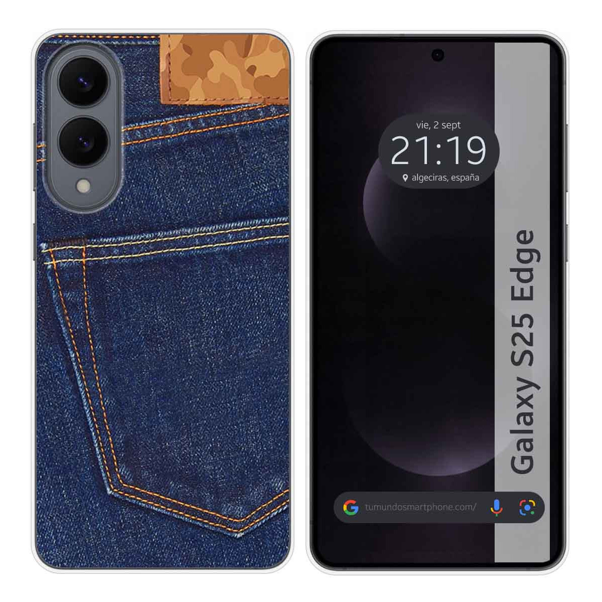 Funda Silicona para Samsung Galaxy S25 Edge 5G...