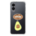 Funda Silicona Antigolpes para Samsung Galaxy S25 Edge 5G diseño Vegan Life Dibujos