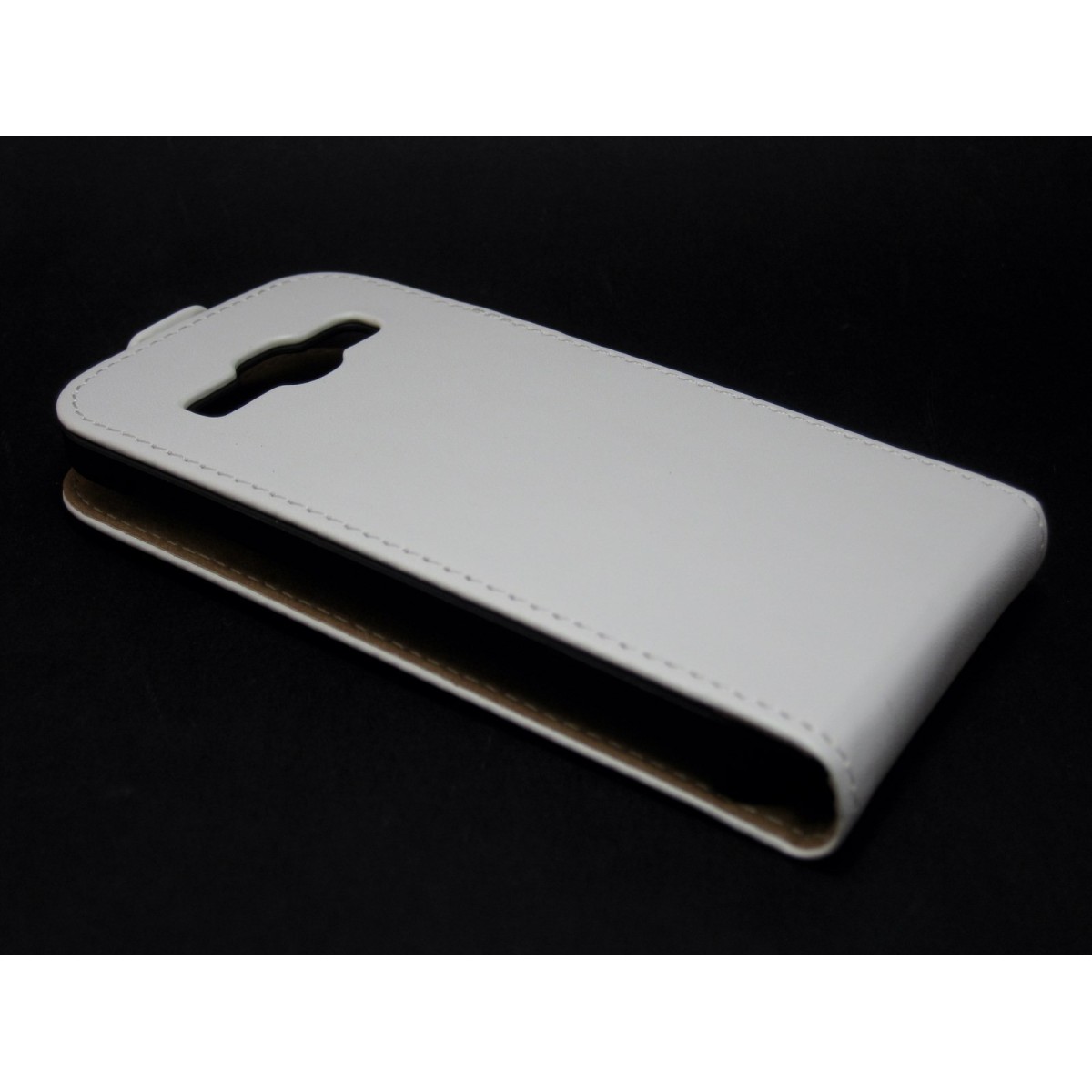 Funda Piel Premium Samsung Galaxy Ace 3 S7270 / S7272 / S7275 Blanca