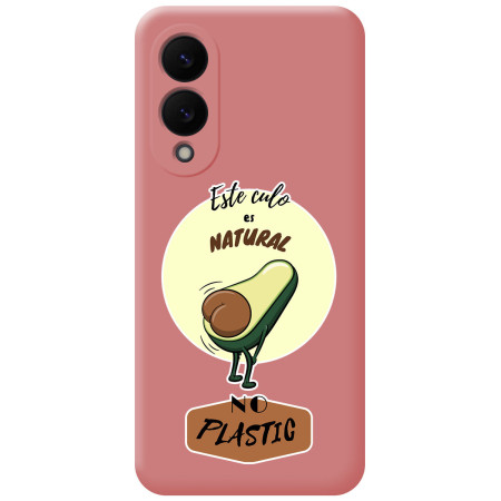 Funda Silicona Líquida Rosa para Samsung Galaxy S25 Edge 5G diseño Culo Natural Dibujos