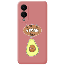 Funda Silicona Líquida Rosa para Samsung Galaxy S25 Edge...